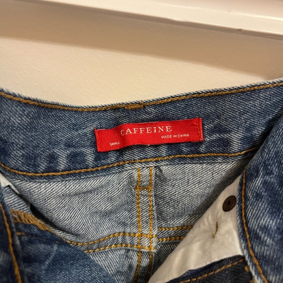 Caffeine Jean Shorts Distressed Small - Picture 3 of 3